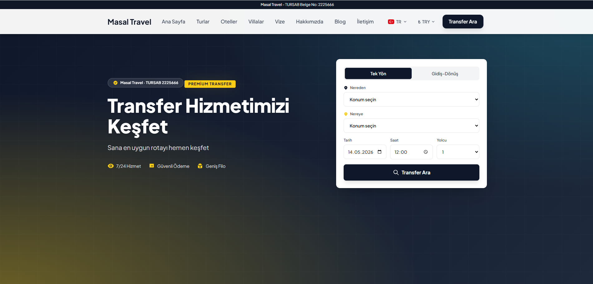 Transfer Pro tema önizleme